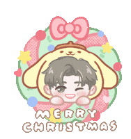 Happy Merry Christmas Sticker