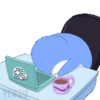 Nervous Its Fine Sticker by Pudgy Penguins