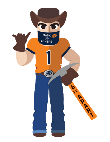 Paydirt Pete Sticker by UTEP Miners