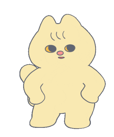 snoozekittens happy excited dancing cat tiktoker Sticker