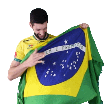 Flag Brazil Sticker by Aluron CMC Warta Zawiercie
