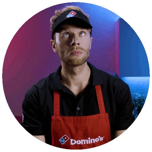 dominos_de eyeroll dominos rollingeyes augenrollen Sticker