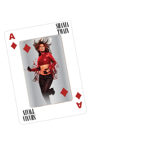Cards Vegas Sticker by Shania Twain