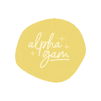 Alpha Gam Sticker by Alpha Gamma Delta