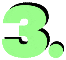 dlfnova three numbers count third Sticker