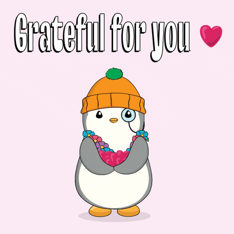 Thank U GIF by Pudgy Penguins