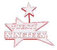 New Year Star Sticker