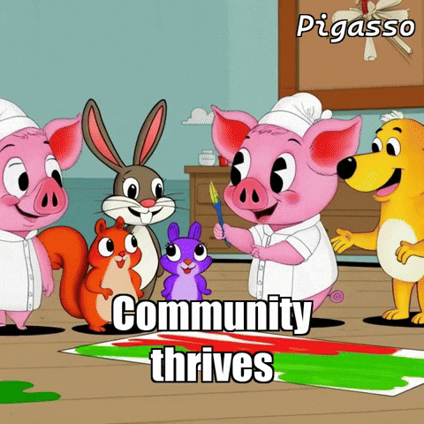 Community Peace GIF by The Pigasso