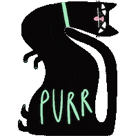 Black Cat Sticker by ed_illustrates