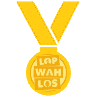 medal lopwahlos Sticker by löp wah lös