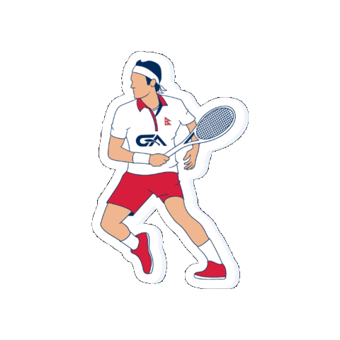 Serena Williams Tennis Sticker by Gorkha Athletics