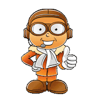 Pilot Adam Sticker