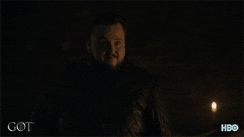 samwell tarly game of thrones final season GIF