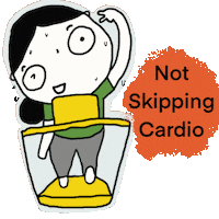 Cardio Sticker by JenC9