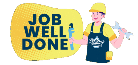 Nice Going Well Done Sticker by Reliant Plumbing