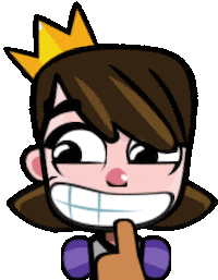 Clash Royale Princess Sticker