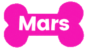 msmorristown puppy mars dog bone ms morristown Sticker