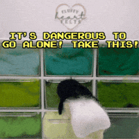 Its Dangerous To Go Alone I Love You GIF
