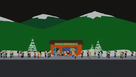 walking crowd GIF by South Park 
