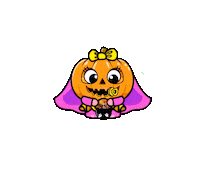 Happy Halloween Sticker by Tiny Minies