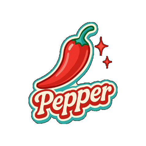 Kelly Pepper Sticker by Vikthor