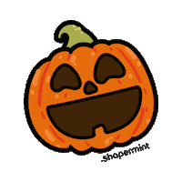 Halloween Pumpkin Sticker by Shapermint