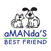 aMANdasBestFriend raleigh dogwalking amandacheney raleighdogwalking Sticker