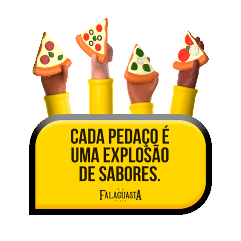 FalaguastaPizza giphyupload falaguasta cada pedaço é uma explosão de sabores Sticker