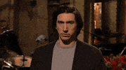 staring adam driver GIF by Saturday Night Live
