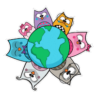 Owl Familia Sticker by Uatt?