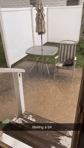 Hail Clatters on Roof as Thunderstorm Hits Northwest Iowa