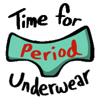 period menstruation Sticker by Put A Cup In It