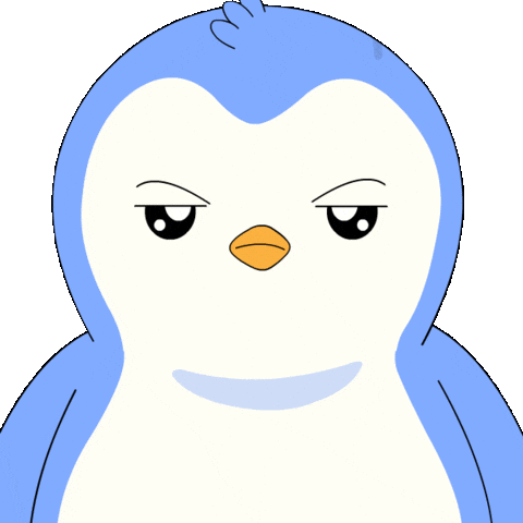 Penguin No Sticker by Pudgy Penguins