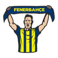 mohikanol fenerbahce fener sari sarı Sticker