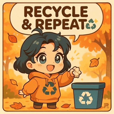 Recycle Hana GIF by Persona