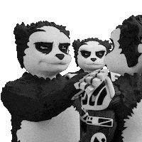 Serious Panda Sticker by Endangered Labs