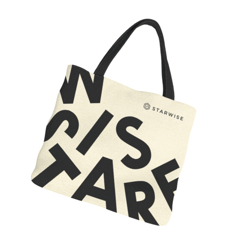 Tote Bag Sticker by STARWISE