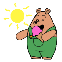 Happy Ice Cream Sticker