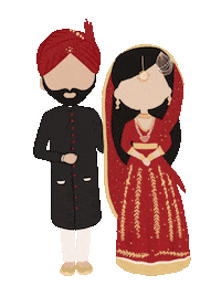 Wedding Couple Sticker