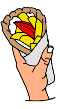 Fast Food Greece Sticker by heycrete