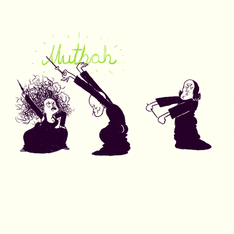 harry potter Death Eaters GIF by paperbeatsscissors!