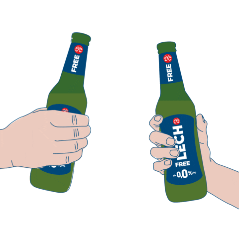 Beer Bottle Sticker by Lech