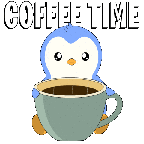 Good Morning Sticker by Pudgy Penguins