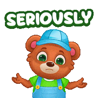 Excuse Me What Sticker by Lucas and Friends by RV AppStudios