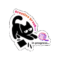 Lna_design cat creative project cute cat Sticker