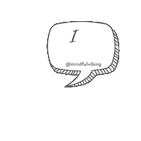 MindfulVibing happy head calm brain Sticker