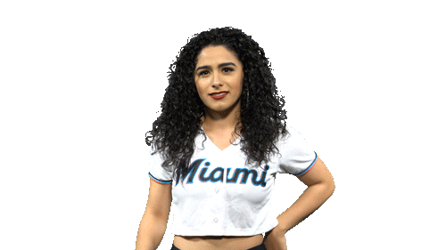 baseball dancer Sticker by Miami Marlins