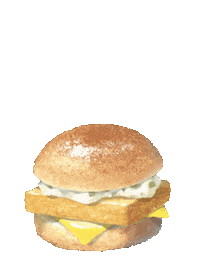 Hamburger Fishburger Sticker