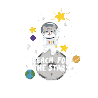 Lucky 13 Space Sticker