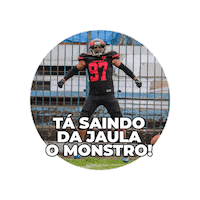 Flamengofa flamengo mengo bfa futebol americano Sticker
